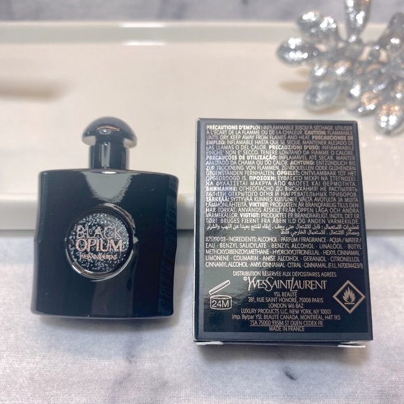 Yves Saint Laurent Black Opium Le Parfum, NEW - Mini 0.25 oz. 7.5 ml. - Picture 4 of 11